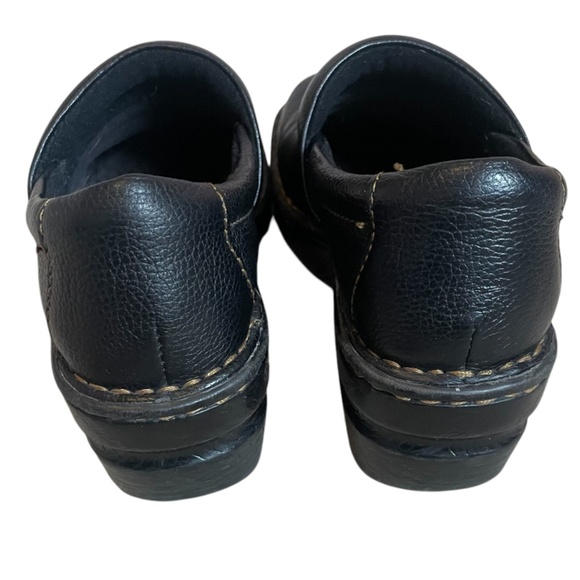BOC Women’s Leather Slip-on Clogs Black Size 7M Shoes - Picture 4 of 8